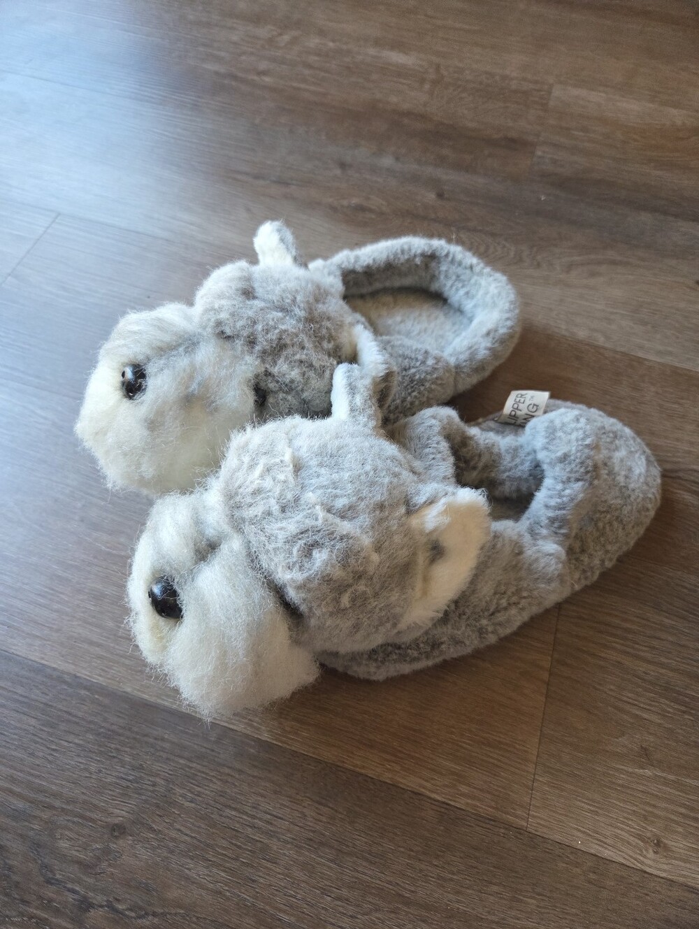 Vintage 1990 Slipper King Schnauzer Dog Slippers, Womens size 8/9